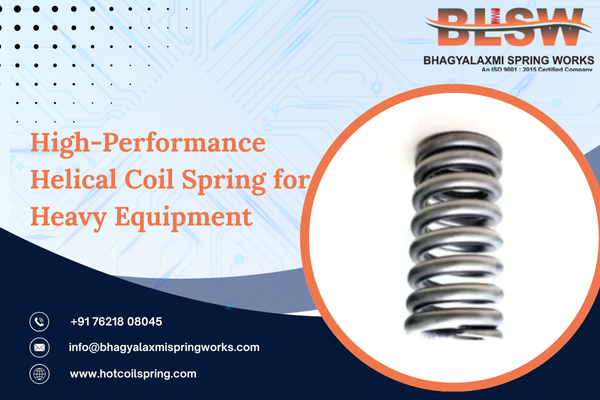 High-Performance Helical Coil Spring for Heavy Equipment